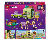 LEGO FRIENDS 42695 Przyczepa z koniem i źrebaczkiem - 1473471 - zdjęcie 9